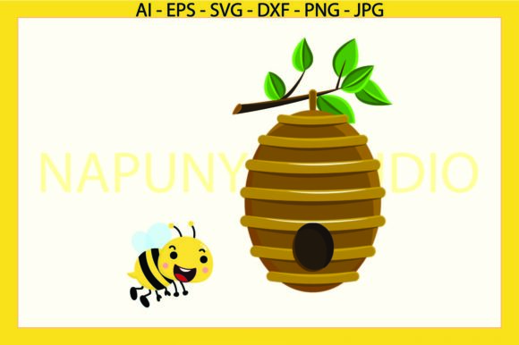Download Bee Hive Svg | Animals | Spring - Premium Resources
